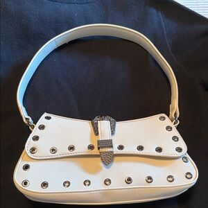 Betsy Johnson Cream Colored Studded Women's Bag